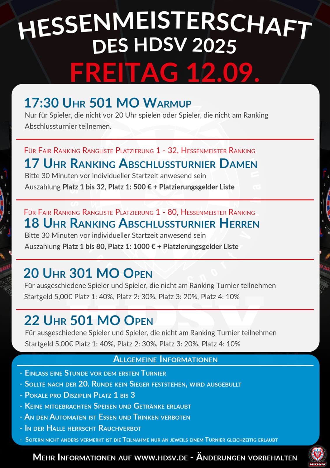 Ausschreibung Freitag Hessenmeisterschaft 2025 save the date